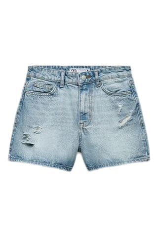 Short en jean - Bleu