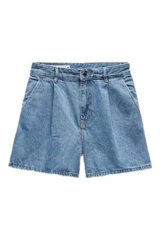 Short en jean - Bleu