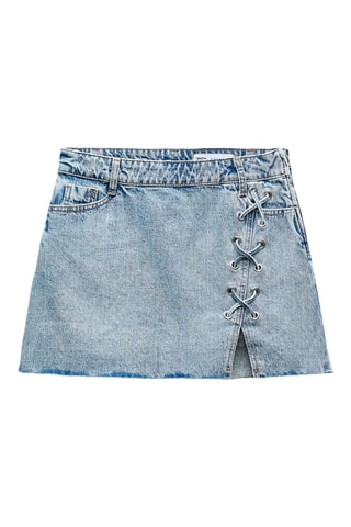 Minijupe en jean - Bleu
