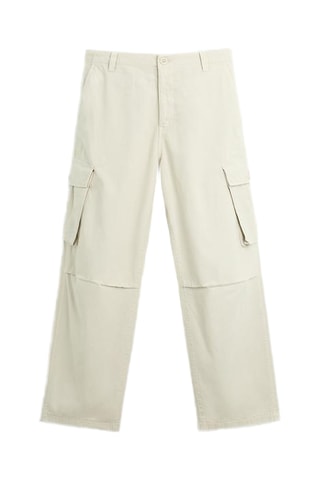 Pantalon cargo - Ecru