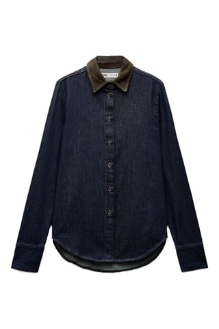 Chemise en jean - Bleu foncé