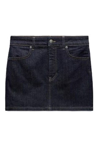 Minijupe en jean - Bleu foncé