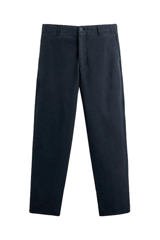 Chino en coton biologique - Bleu marine