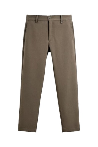 Pantalon slim - Taupe