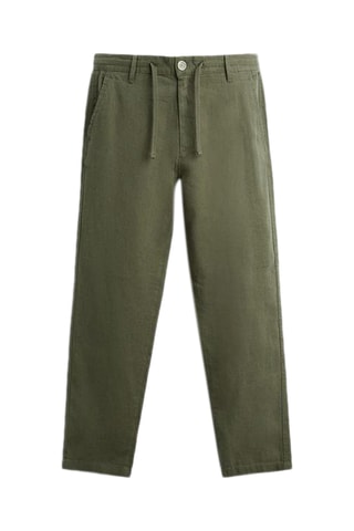Pantalon en lin - Vert