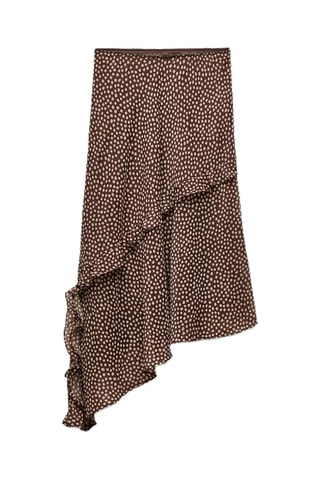 Jupe midi - Marron