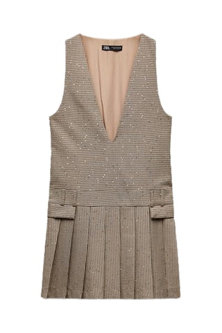 Robe droite - Taupe