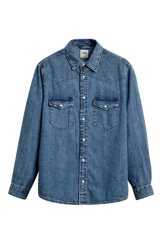 Chemise en jean - Bleu
