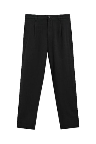 Chino en laine - Noir