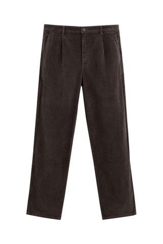 Chino en velours - Noir