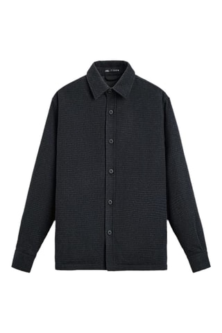 Surchemise en laine - Noir