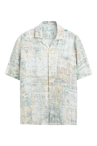 Chemise - Ecru et vert