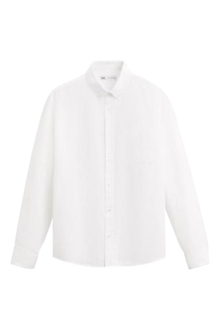 Chemise en lin - Blanc