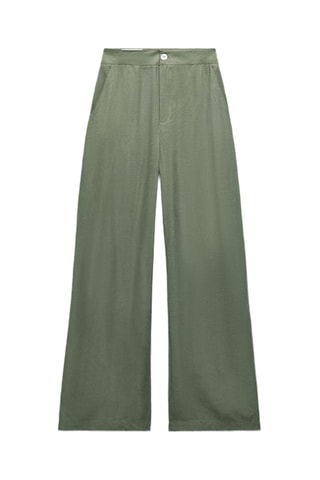Pantalon wide legs - Kaki