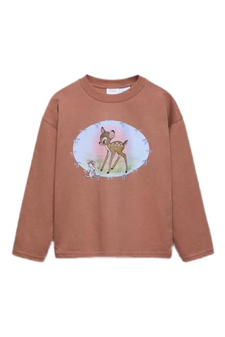 T-shirt Bambi et Panpan Bambi Disney - Saumon