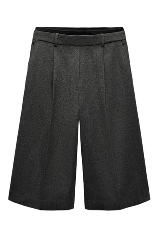 Bermuda en laine - Anthracite