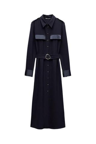 Robe chemise - Bleu marine