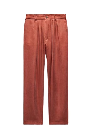Pantalon - Rouge brique