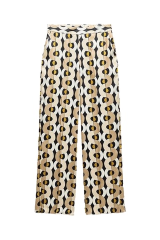 Pantalon - Blanc et beige