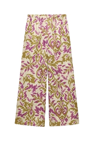 Pantalon wide legs - Beige