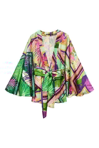 Kimono - Vert et rose