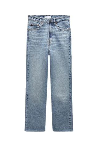 Jean taille haute - Bleu