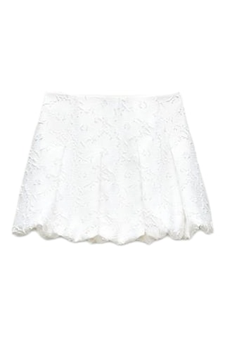 Jupe patineuse - Blanc