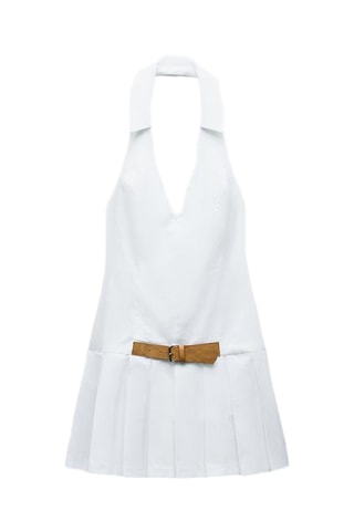 Robe plissée - Blanc