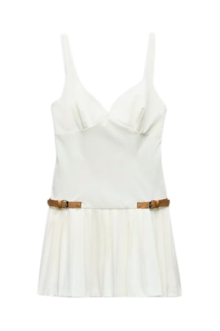 Robe droite - Blanc
