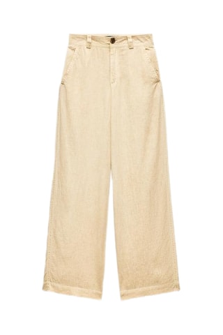 Pantalon en lin - Beige