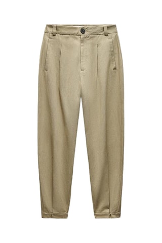 Pantalon baggy - Beige
