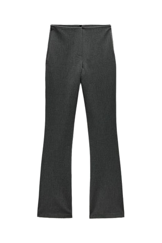 Pantalon flare - Gris foncé chiné