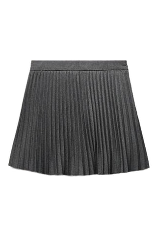 Jupe-culotte plissée - Gris