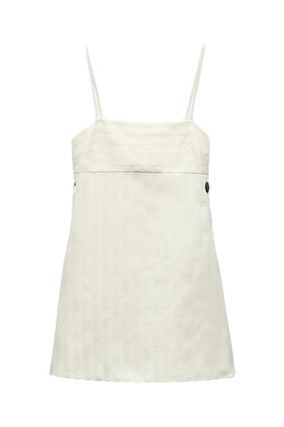 Robe-salopette - Ecru