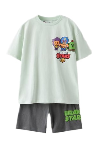 Short et pantalon Brawl Stars - Vert d'eau et anthracite
