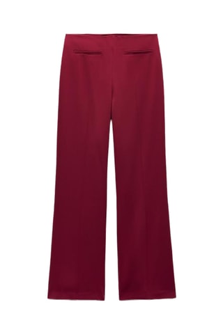 Pantalon flare - Bordeaux