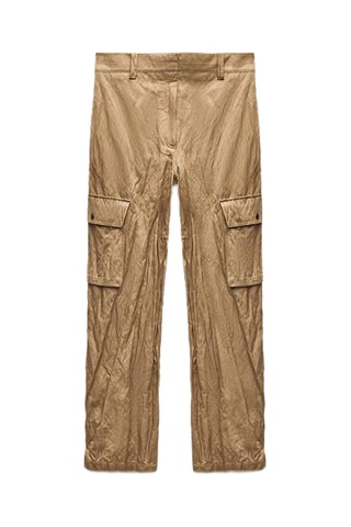 Pantalon cargo - Doré