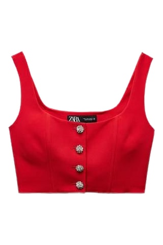 Crop top - Rouge