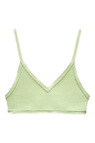 Crop top - Vert clair