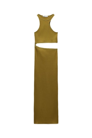 Robe trompe-l’œil - Vert olive