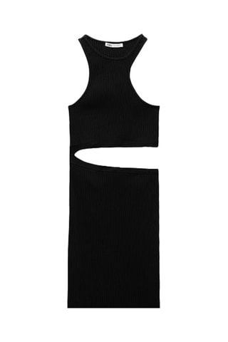 Robe trompe-l’œil - Noir