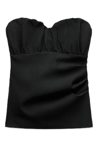 Top bustier - Noir