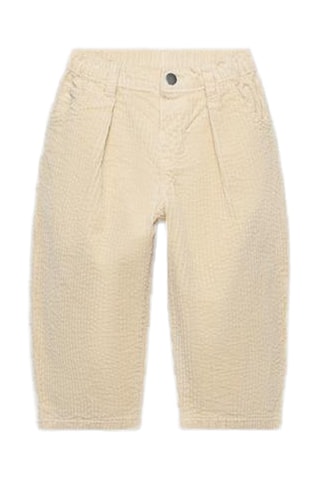 Pantalon en velours - Jaune