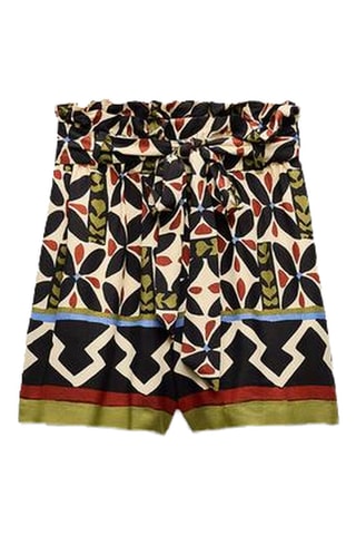Short - Noir et vert olive