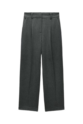Pantalon droit - Gris foncé