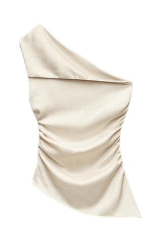 Top asymétrique - Ecru