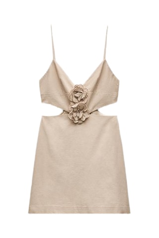 Robe droite - Beige