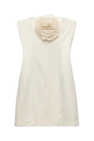 Robe bustier - Ecru