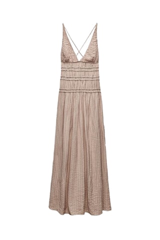 Robe droite - Beige