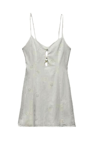 Robe droite - Blanc